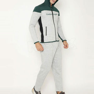 Chándales lisos de lana, chándal ajustado para hombre, ropa deportiva de verano para adultos, chándal transpirable de nuevo diseño, personalizado OEM - Product Image 2