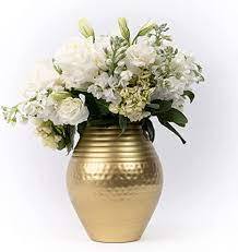 RABEH Decorative Iron Floor Flower <b>Vase</b> <b>Gold</b> Plated Handmade Luxury Home Decor Coastal Contemporary Stylish Factory Price - Product Image 5