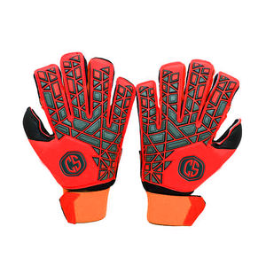 Gants de gardien de but de football violet noir en latex allemand |   Gants d'extérieur respirants et réglables, adhérence supérieure, protection antidérapante pour - Product Image 4