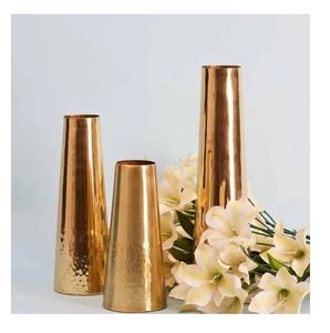 Florero de Metal Moderno y Lujoso, Diseño Minimalista, Ecológico, Colores y Tamaños Personalizables para Decoración de Bodas y Hogar - Product Image 1