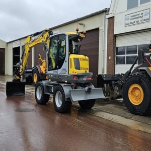 รถขุดไฮดรอลิกแบบมีล้อ Wacker Neuson EW65 13 ตัน รถตักล้อยางเคลื่อนที่ได้รวดเร็ว รถตักขนาดกะทัดรัดสำหรับงานก่อสร้าง Laidong ประหยัดน้ำมัน - Product Image 1