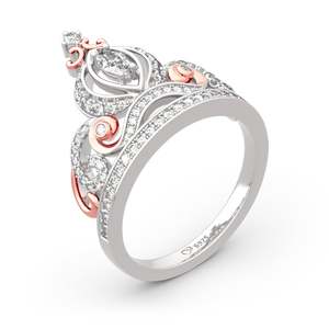 Bague Jeulia « Le Rêve de Cendrillon » en forme de calèche citrouille, en argent sterling avec zircon, bijoux de mariage - Product Image 2