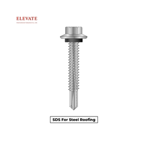 Tête de rondelle hexagonale dentelée de marque de haute qualité Vis à pointe No5 parfaite pour l'acier épais - Product Image 1