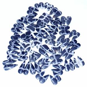 Pierre précieuse naturelle Septarian Pair Quartz en vrac, cabochon de forme personnalisée, semi-précieuse, 10-30mm, pour la fabrication de bijoux - Product Image 4