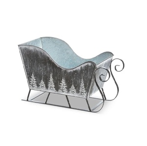 Trineo decorativo de madera para decoración navideña de diseño Simple con colores y tamaños personalizados con tamaños de 5x7,5x3 pulgadas - Product Image 5