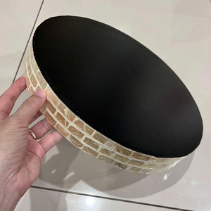 PLATEAU ROND EN NACRE AVEC POIGNÉE VENTES EN GROS - Product Image 5