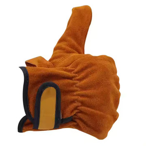 High Quality Leather Mechanic <b>Safety</b> Gloves Plain Style Hot Sale for Daily Industrial <b>Outdoor</b> Work and Mechanical Gloves - Product Image 4