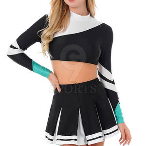 ชุดเชียร์ลีดเดอร์สำหรับผู้ใหญ่พร้อมผ้ายืดและการปิดกั้นสีเพื่อประสิทธิภาพและการฝึกชุดเชียร์ลีดเดอร์ - Product Image 3