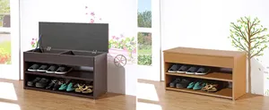 <b>Entryway</b> Storage <b>Bench</b> Wooden Shoe Cabinet <b>Bench</b> with Hidden Storage Space - Product Image 6