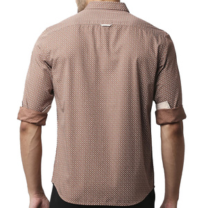 Camisa de Manga Larga para Hombre de Estilo Urbano con Corte Holgado, Transpirable, 100% Algodón para Salidas Diarias y Moda de Verano - Product Image 5