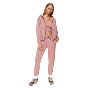 Nouvelle mode, sweat à capuche zippé pour femme, manches longues, décontracté, en coton, polaire, logo sur le devant, imperméable, dernier design, fitness - Product Image 3