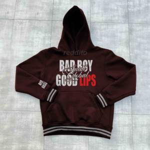 เสื้อฮู้ดแบบสวมหัวสำหรับผู้ชายเสื้อสเวตเตอร์ผ้าคอตตอน100% ลายปักสีพื้นย้อมสีล้วนดีไซน์ใหม่ล่าสุด - Product Image 1