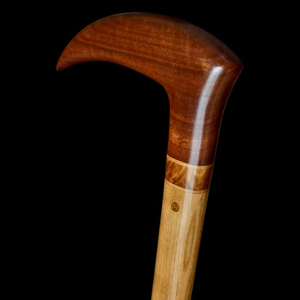 NAVIGATE Canne en bois réglable avec nœuds multiples Bâton de marche en bois solide pour les aînés par Standard International - Product Image 1