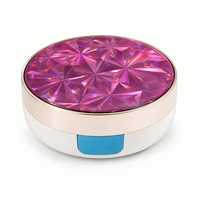 Boîtier compact pour fond de teint LED personnalisé, aspect diamant, emballage de marque privée