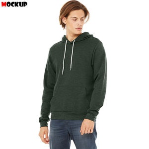 Pulls à capuche en coton mélangé de haute qualité pour hommes Impression numérique personnalisée Logo de broderie pour l'hiver - Product Image 5