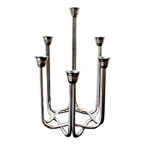 Classic Aluminum <b>Candle</b> Stand Stylish Tapered Base for Christmas Wedding Reception <b>Dinner</b> Table Luxury Home Decor Arrangement - Product Image 6