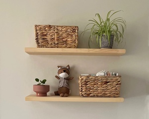 Étagère à épices flottante moderne à 3 niveaux personnalisée Étagères en verre de taille personnalisée avec étiquette privée Supports de rangement pour la cuisine - Product Image 2