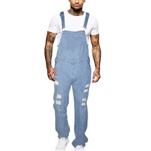 Overol de Mezclilla Desgastada Antibacteriana para Hombre, Estilo Ropa de Trabajo, Tirantes Ajustables, Overol con Peto, Logotipo Personalizado Digital - Product Image 1