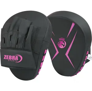 Focus Punch Mitts para Homens e Mulheres Logotipo Personalizado Boxe Strike Pads para Treinamento em Casa Dourado e Preto Atacado Preços Baratos