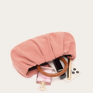 Bolsa de Mano Personalizada con Logotipo, de Lujo, de Pana, de Algodón Biodegradable Dupont, Personalizable con Impresión, para Empaque de Regalos - Product Image 4