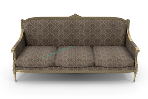 ชุดโซฟาสีทองสำหรับโรงแรมล็อบบี้ของโรงแรมโซฟาสีทองหรูหราสำหรับงานอีเวนต์โซฟาห้องนั่งเล่นสไตล์ราชวงศ์โซฟาหุ้มทองสำหรับโรงแรม - Product Image 2