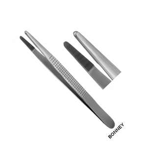 Meilleure qualité 12cm Adson Brown pince à disséquer 1x2 dents allemand en acier inoxydable chirurgie manuelle Instrument chirurgical base - Product Image 6