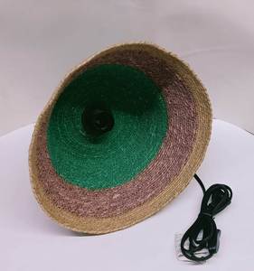 Haute qualité Boho Style Seagrass paille pendentif abat-jour écologique rotin suspendu lumière couverture pour une utilisation en intérieur pour la vie - Product Image 4