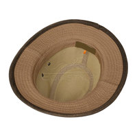 Venta al por mayor nuevos sombreros de algodón encerado por encargo stock para diario al aire libre y escenas de pesca bajo MOQ aceptado