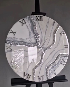 El Reloj de pared de resina epoxi es un regalo increíble para cualquier ocasión y los mejores artículos de decoración del hogar - Product Image 1