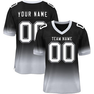 Streetwear Clubwear personnalisé maillots de football américain vêtements de sport séchage rapide polyester maille respirant sublimation équipe Logo numéro - Product Image 5