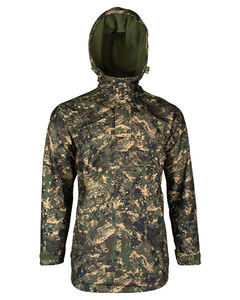 Veste de pluie tactique longue pour homme, camouflage numérique, capuche, camouflage forestier, imperméable, performance, randonnée, parka - Product Image 5