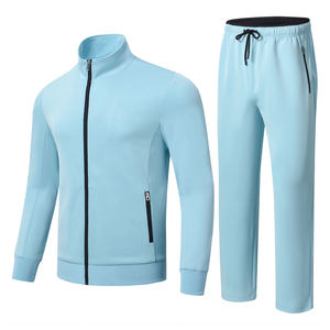 Conjunto Deportivo de Dos Piezas para Hombre, de Primera Calidad, para Gimnasio, Entrenamiento, Correr, Ropa Deportiva Ecológica para Invierno con Logotipo Serigrafiado - Product Image 1