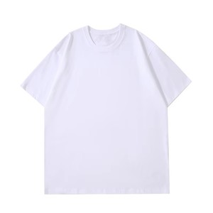 2025 vente en gros 100% coton personnalisé o cou manches courtes fabricant lourd imprimé surdimensionné goutte épaule hommes T-Shirts - Product Image 1