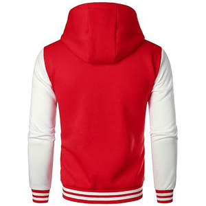 Chaqueta universitaria de calidad superior para hombre de fábrica profesional, chaqueta de invierno de temporada de invierno con diseño de béisbol personalizado a prueba de suciedad limpia - Product Image 2