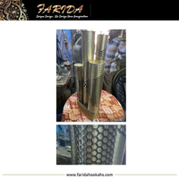Luxuriöse Maßgefertigte Messing-Metallnetz Handgemachte Farida Hookah Mini Hochwertige 3D Hotel-Tower Shisha Einzigartige Lackiertechnik