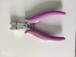 Mejor oferta de pinzas de fusión de acero inoxidable para extensiones de cabello de queratina, diseño de agujas en forma de C para mayor precisión - Product Image 3