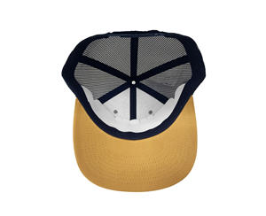 Casquette de camionneur en maille noire caramel, design ajustable, mode unique et confortable pour adulte, fabriquée par Injae Vina Factory - Product Image 5