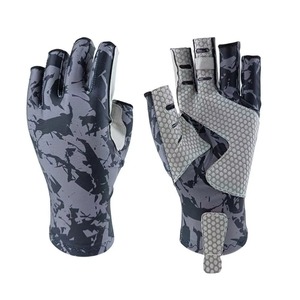 Guantes de pesca con palma reforzada para un mejor agarre Guantes de pesca de agua salada duraderos con palma antideslizante - Product Image 3