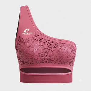 Sujetador Deportivo para Mujer, de Spandex/Poliéster, Alta Sujeción, Transpirable, para Fitness, Gimnasio, Yoga, Secado Rápido, Color Personalizable - Product Image 4
