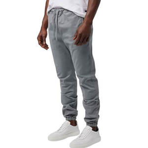 กางเกงวอร์มผู้ชายแบบตรงผ้าคอตตอนระบายอากาศกางเกงกีฬาจ๊อกกิ้งยางยืดสไตล์สตรีทปรับแต่งได้ - Product Image 4