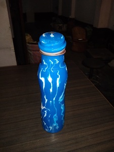 Designer Ayurveda Copper Water Bottle Available Different Design With Amazing Printed Work Best Quality Wholesaler From India - Product Image 3