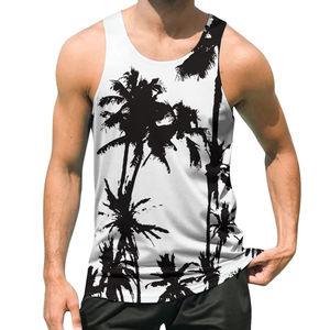 Men's Custom Designed Gym Tank Top Breathable Fitness Yoga Workout Vest Shirt Quick Dry Bodybuilding Hot Selling Tank Tops - Product Image 1