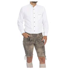 Oktoberfest alemán Lederhosen auténtico traje de hombre bávaro Lederhosen para hombre Lederhosen Trachten ropa corta - Product Image 1