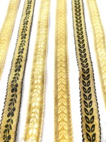 Lacets en fil de polyester de haute qualité, motifs Paisley, solubles dans l'eau, style vintage, très demandés, décorations de mode haut de gamme pour projets de chaussures DIY
