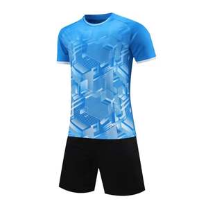 Conjunto completo de uniformes de fútbol de fábrica de alta calidad y nuevo diseño personalizado, camiseta de fútbol original en blanco de poliéster - Product Image 5