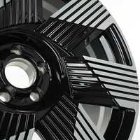 Jantes de voiture en alliage d'aluminium monobloc forgé NNX 17 18 19 20 21 22 23 24 pouces Noir usiné