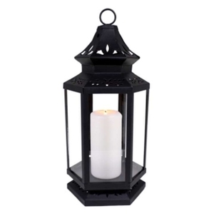 Candelero cuadrado de Metal con acabado antiguo de alta tendencia para iluminación decorativa de hogar, Hotel o jardín - Product Image 4