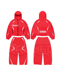100% Nylon <b>Trouser</b> and Hood Jacket Digital Logo Water Proof Casual Wear Panels <b>Work</b> Windbreaker Tracksuit For <b>Men's</b> - Product Image 6