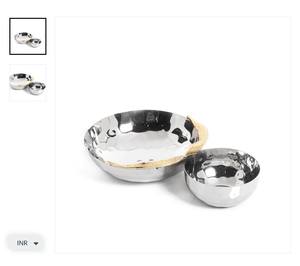 Bol décoratif artistique à la mode Pièce maîtresse de table de luxe élégante Superbe accent de maison parfait pour le salon - Product Image 6