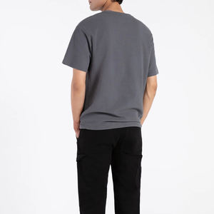 เสื้อยืดคอกลม220แกรมสำหรับผู้ชายผ้าฝ้าย100% คอตตอนพิมพ์โลโก้ตามสั่งแบบ2025 - Product Image 4